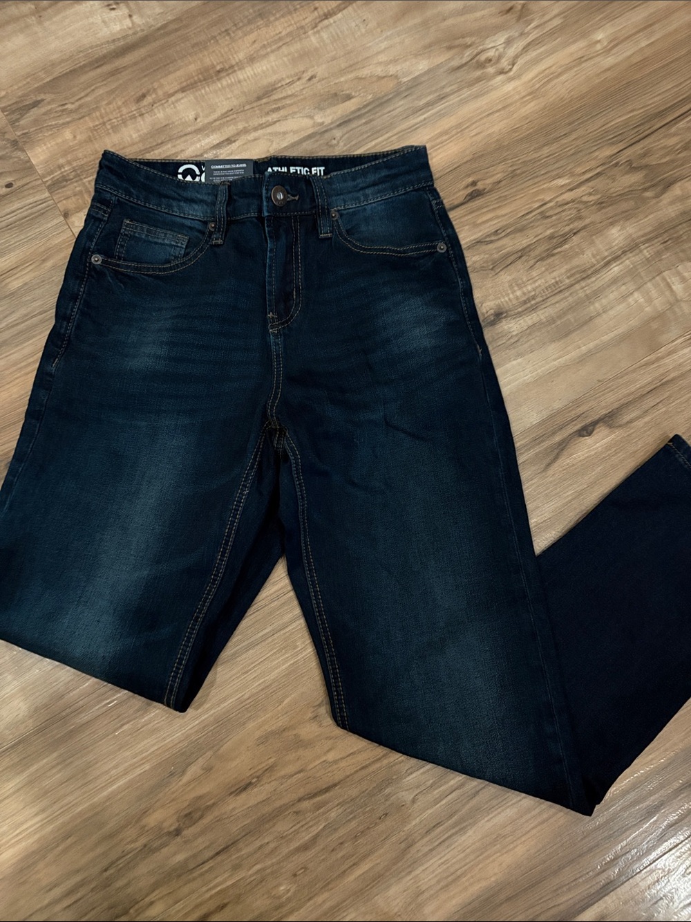 Classic Straight Fit Men's Jeans in Dark Indigo